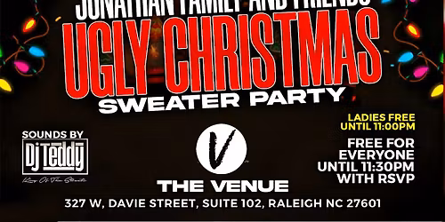 Jonathan Family & Friends Ugly Christmas Sweater Party