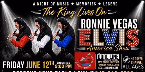 FRANKLIN PARK FEST ENTERTAINMENT SERIES @ The Goal Line - The world renown RONNIE VEGAS! NO COVER