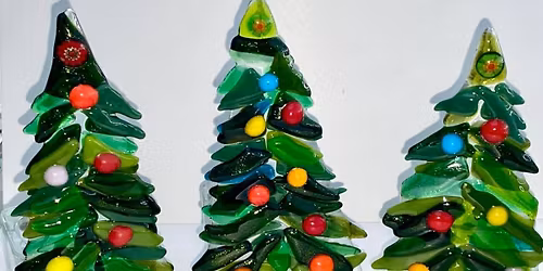 Fused Glass Christmas Ornament workshop 
