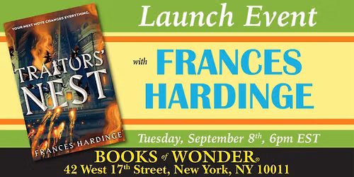 Launch Event | Traitors' Nest by FRANCES HARDINGE