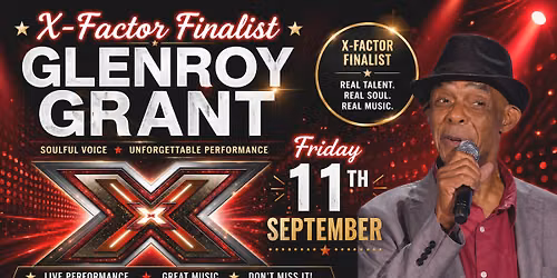 Live Music from X-Factor's Glenroy Grant