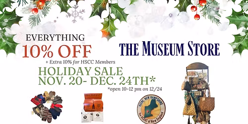 Museum Store Holiday Sale begins