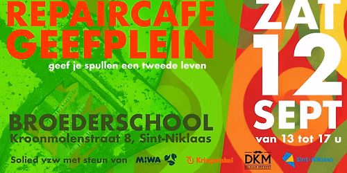REPAIRCAFE \/ GEEFPLEIN