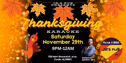 Thanksgiving Karaoke at JR's Pub