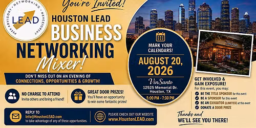 Houston LEAD Business Networking Mixer