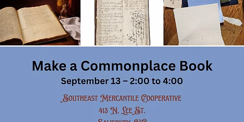 Make a Commonplace Book