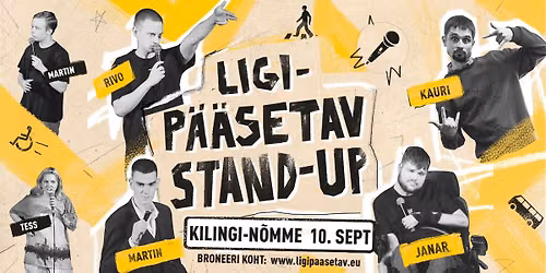 Kilingi-N\u00f5mme TASUTA kom\u00f6\u00f6dia \u00f5htu: \u201cLigip\u00e4\u00e4setav stand-up\u201d