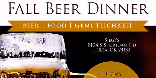 Siegi's Fall Beer Dinner