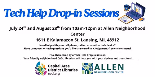 Tech Help Drop-in Session