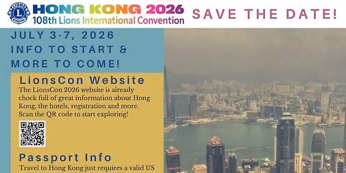 108th LCICON - CT Lions headed to Hong Kong