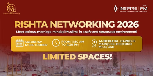 Rishta Networking 2026 | Muslim Matrimonial Event