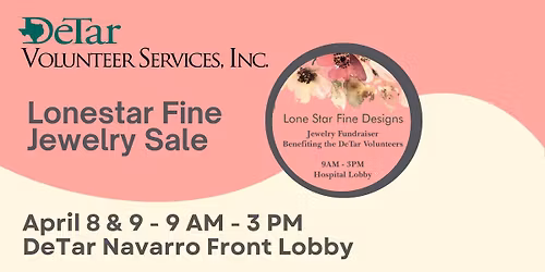 DeTar Volunteers Jewelry Fundraiser