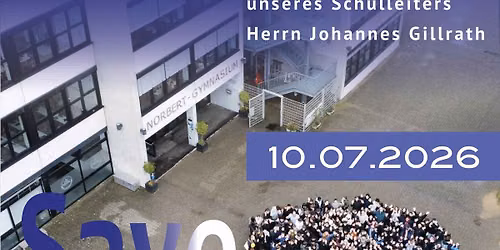 Verabschiedung des Schulleiters Herrn Gillrath