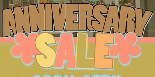 1 year anniversary sale!