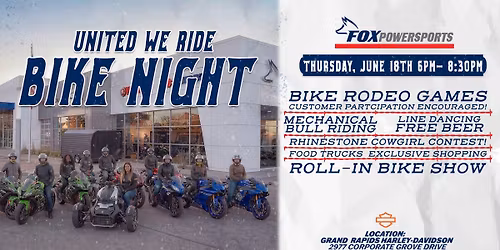 United We Ride Bike Night