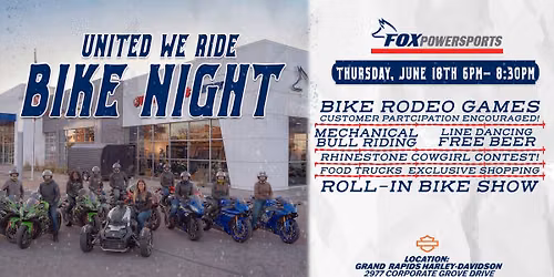 United We Ride Bike Night