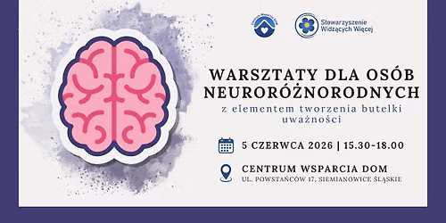 Warsztaty dla os\u00f3b neuror\u00f3\u017cnorodnych - z elementem tworzenia butelki uwa\u017cno\u015bci