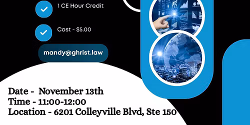 One hour CE Credit - \u201cAI\u201d & YOU