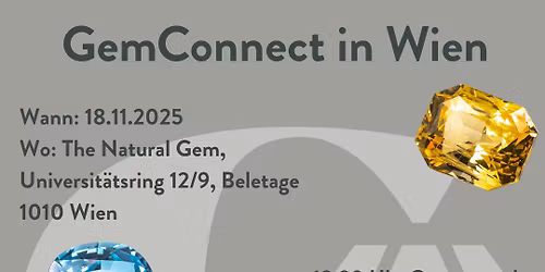 Edelsteine als Geldanlage - Infoabend