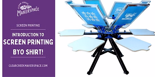 Introduction to Screen Printing BYO Shirt! w\/ Hugh