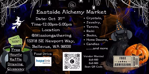EASTSIDE ALCHEMY HALLOWEEN MARKET \u2014 OCTOBER 31ST!
