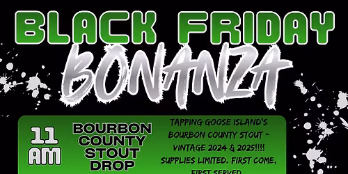 BLACK FRIDAY BONANZA