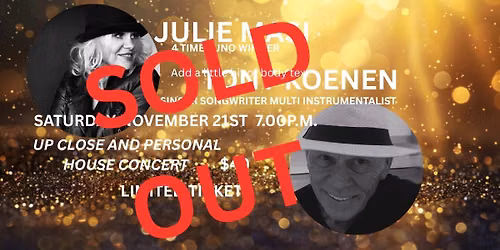 JULIE MASI AND TONY KOENEN IN CONCERT
