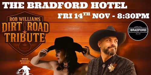DIRT ROAD TRIBUTE @ THE BRADFORD HOTEL W\/ Special Guest JASMINE SPARKES