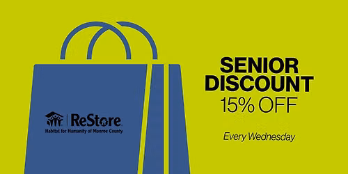 Senior Discount at the ReStore every Wednesday