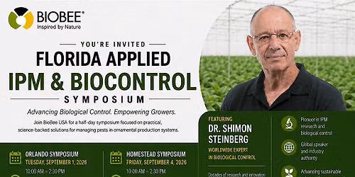 BioBee USA | Florida Applied IPM and Biocontrol Symposium (Orlando)