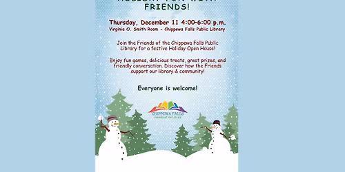 Friends of the Library \u2013 Holiday Open House!