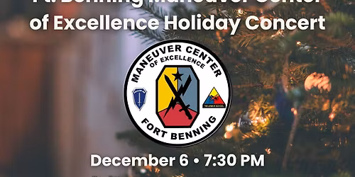 Ft. Benning MCoE Band Holiday Concert