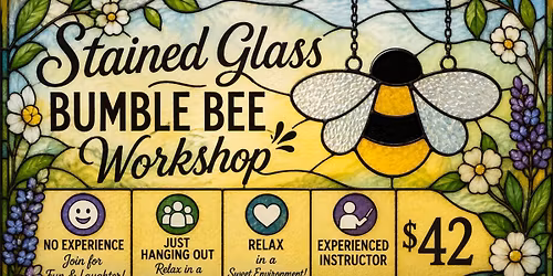 July 16th Stained Glass Bumble Bee