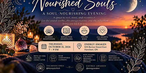 Nourished Souls Evening at Energy Awaken