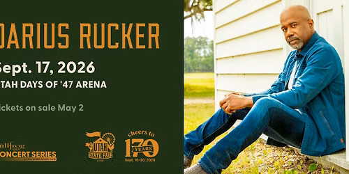 Darius Rucker - tickets on sale May 2 10AM 