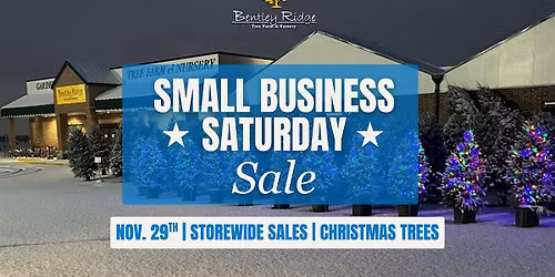 Small Business Saturday Sales Event