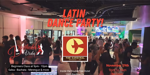Latin Dance Party at The Cardinal! (11\/29\/25)