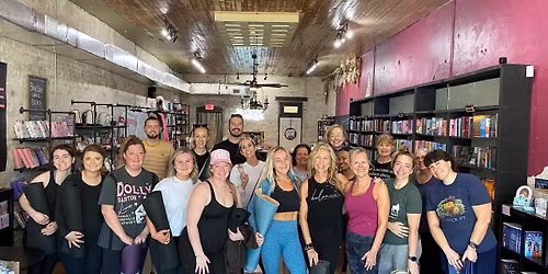 Bookish & Balanced:  Pop-Up Yoga Class at Bookish Boutique