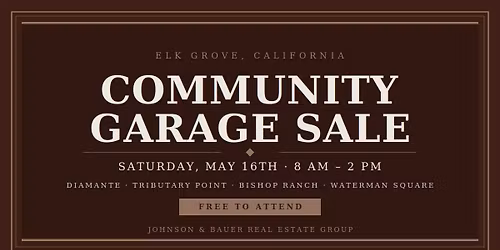 Elk Grove Community Garage Sale