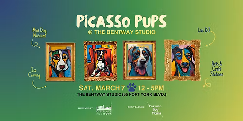 Picasso Pups: An Artful Dog Day at CityPlace and Fort York BIA