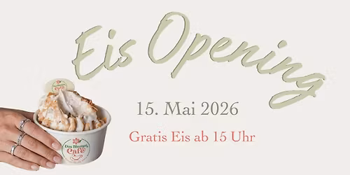 Eis-Opening mit gratis Eis im Blumencafe