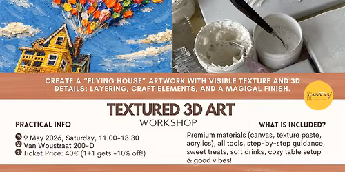 Textured 3D Art Workshop - Flying House