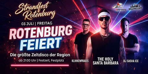 ROTENBURG FEIERT 2026 \ud83e\udd73 Die gr\u00f6\u00dfte & legend\u00e4rste Zeltdisco der Region geht in die n\u00e4chste Runde!