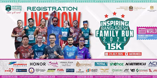 Inspiring Bangladesh Family Run 2026 Flying by US-Bangla Airlines