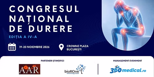 Congresul Na\u021bional de Durere (CND) 2026 \u2013 edi\u021bia a IV-a