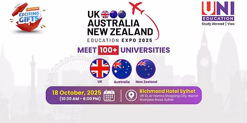 Join UK, Australia & New Zealand Education Expo - 2025 | Meet 100+ Universities