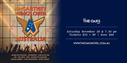 Paul McCartney Show - Wings Over Australia 50th Anniversary Tour