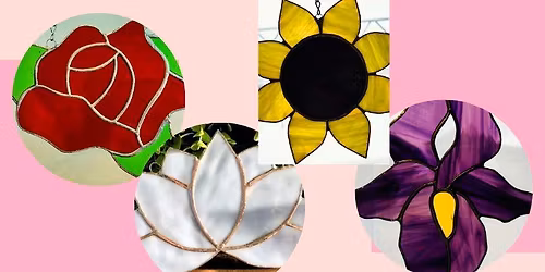 Stained Glass Spring Flower with Morgans Stained Glass