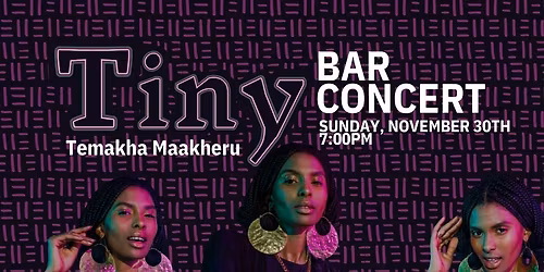Tiny Bar Concert: Flavors & Frequencies