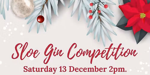 Sloe Gin Competition